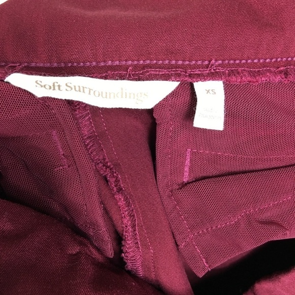 Soft Surroundings Cabernet Superla Stretch Pull-On Skinny Ankle Pants 
Size XS - Picture 6 of 6